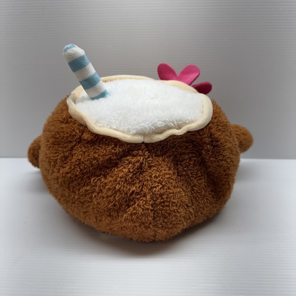 NEW w/tags Bum Bumz Beach Bumz Priyal the Coconut Pina Colada 7.5" Plush - Picture 2 of 7